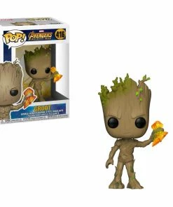 Funko POP! Vinyls Avengers 3: Infinity War - Groot With Stormbreaker Pop! Vinyl
