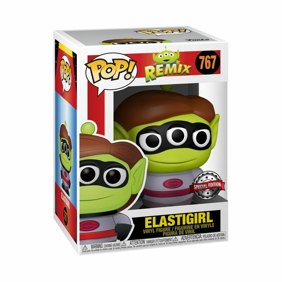 Funko POP! Vinyls Pixar Alien Remix - Elastigirl Silver Suit US Exclusive Pop! Vinyl 2 Funko POP! Vinyls Pixar Alien Remix - Elastigirl Silver Suit US Exclusive Pop! Vinyl