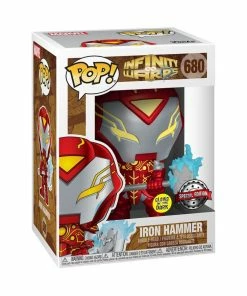 Funko POP! Vinyls Infinity Warps - Iron Hammer Metallic Glow US Exclusive Pop! Vinyl