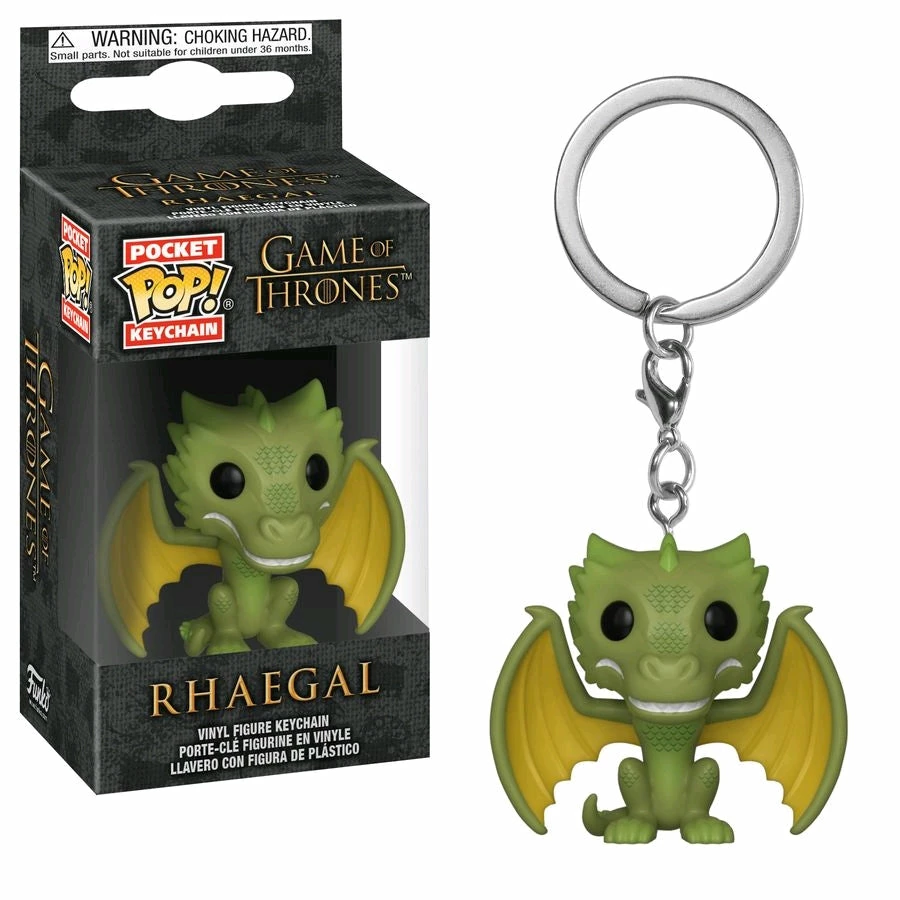 Funko A Game Of Thrones - Rhaegal Pocket Pop! Keychain Collections 1 Funko A Game Of Thrones - Rhaegal Pocket Pop! Keychain Collections