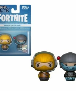 Funko Fortnite - Raptor & Elite Agent Pint Size Hero 2-pack Collections