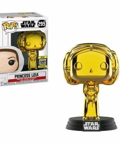 Funko POP! Vinyls Star Wars - Princess Leia Gold Chrome SW19 US Exclusive Pop! Vinyl