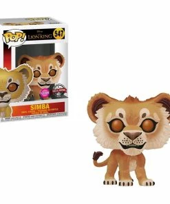 Funko POP! Vinyls The Lion King (2019) - Simba Flocked US Exclusive Pop! Vinyl