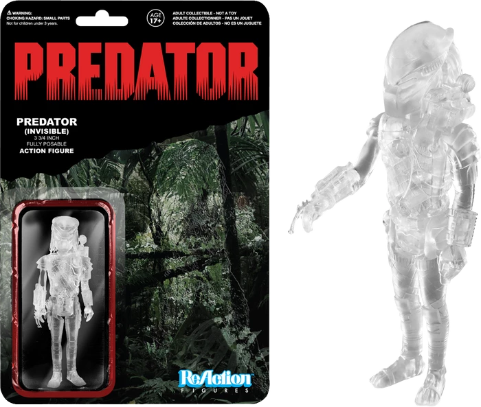 Funko Collections Predator - Clear Masked ReAction Figure 1 Funko Collections Predator - Clear Masked ReAction Figure