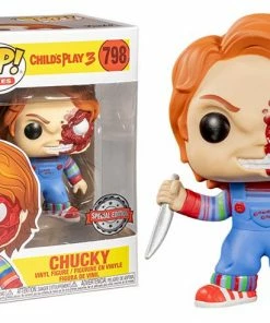 Funko Child's Play 3 - Chucky Half Battle Damaged US Exclusive Pop! Vinyl POP! Vinyls