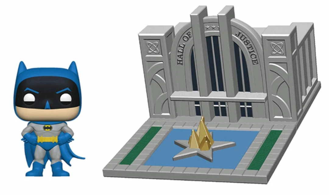 Funko Batman 80th Anniversary - Batman With Hall Of Justice Pop! Town 1 Funko Batman 80th Anniversary - Batman With Hall Of Justice Pop! Town