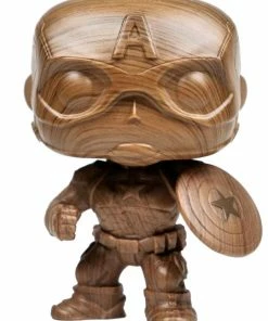 Funko POP! Vinyls Marvel Comics - Captain America Wood Deco US Exclusive Pop! Vinyl