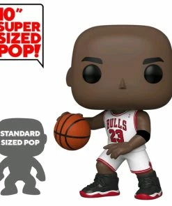 Funko NBA: Bulls - Michael Jordan White Jersey US Exclusive 10" Pop! Vinyl