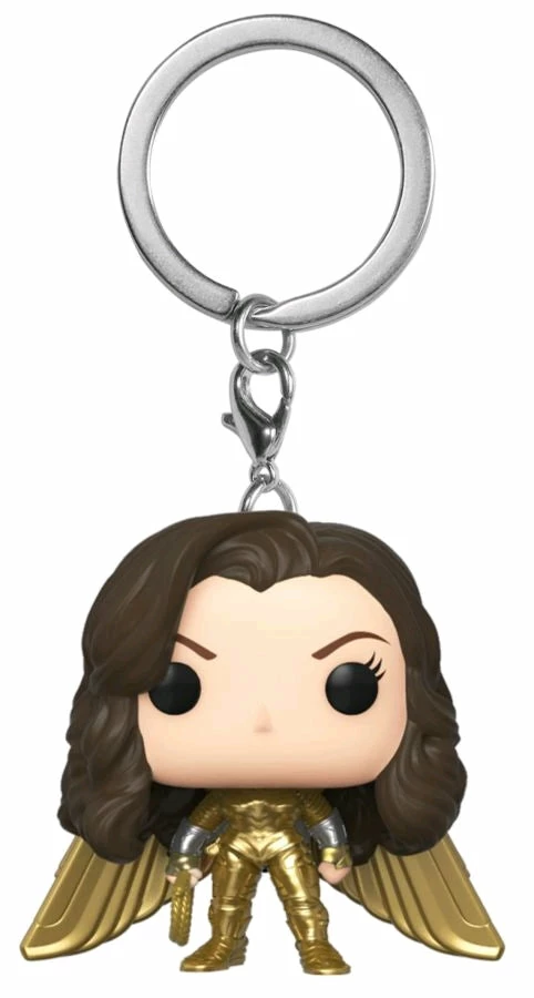 Funko Collections Wonder Woman 2: WW84 - Wonder Woman Gold No Helmet Pocket Pop! Keychain 1 Funko Collections Wonder Woman 2: WW84 - Wonder Woman Gold No Helmet Pocket Pop! Keychain
