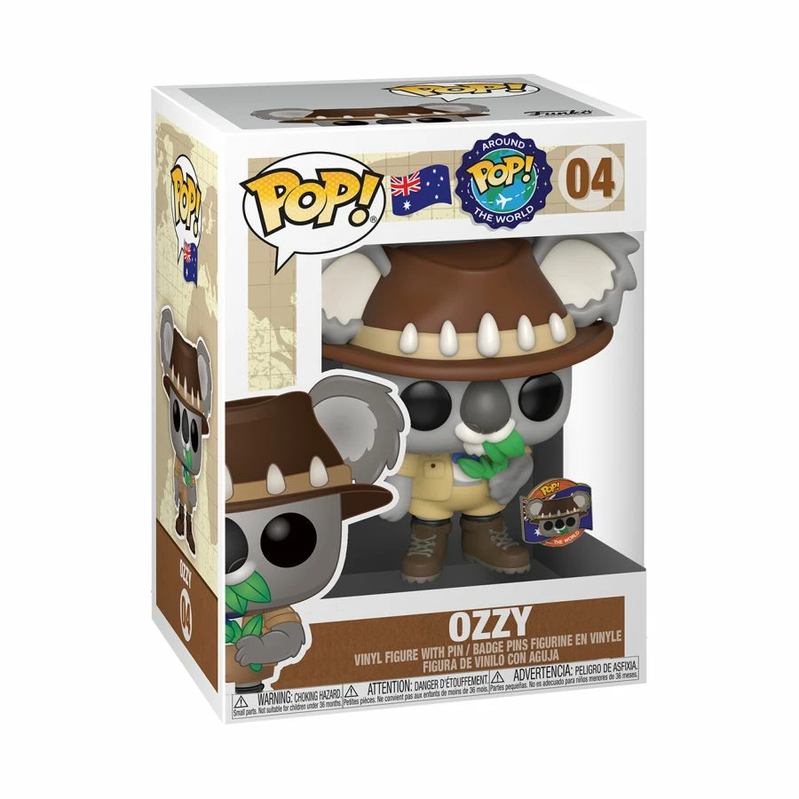 Funko Around The World - Ozzy Koala (Australia) Pop! Vinyl With Pin POP! Vinyls 2 Funko Around The World - Ozzy Koala (Australia) Pop! Vinyl With Pin POP! Vinyls