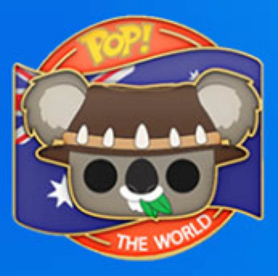 Funko Around The World - Ozzy Koala (Australia) Pop! Vinyl With Pin POP! Vinyls 3 Funko Around The World - Ozzy Koala (Australia) Pop! Vinyl With Pin POP! Vinyls