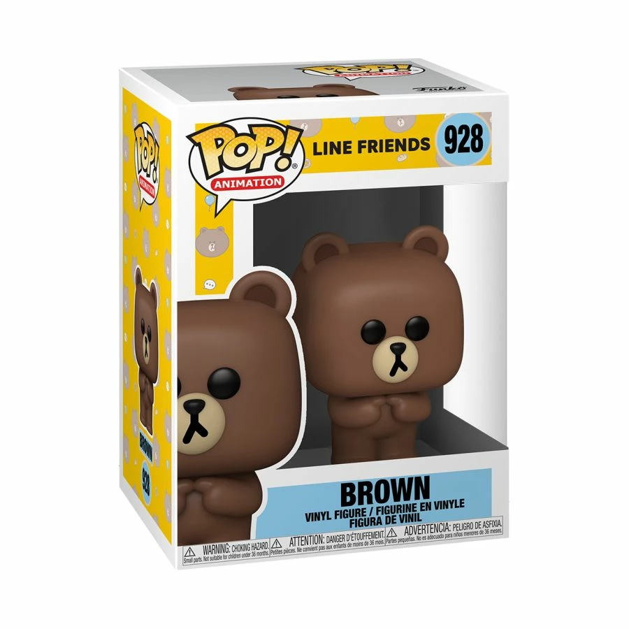 Funko Line Friends - Brown Pop! Vinyl POP! Vinyls 2 Funko Line Friends - Brown Pop! Vinyl POP! Vinyls
