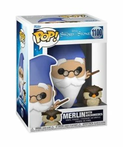 Funko Collections The Sword In The Stone - Merlin With Archimedes Pop! Vinyl