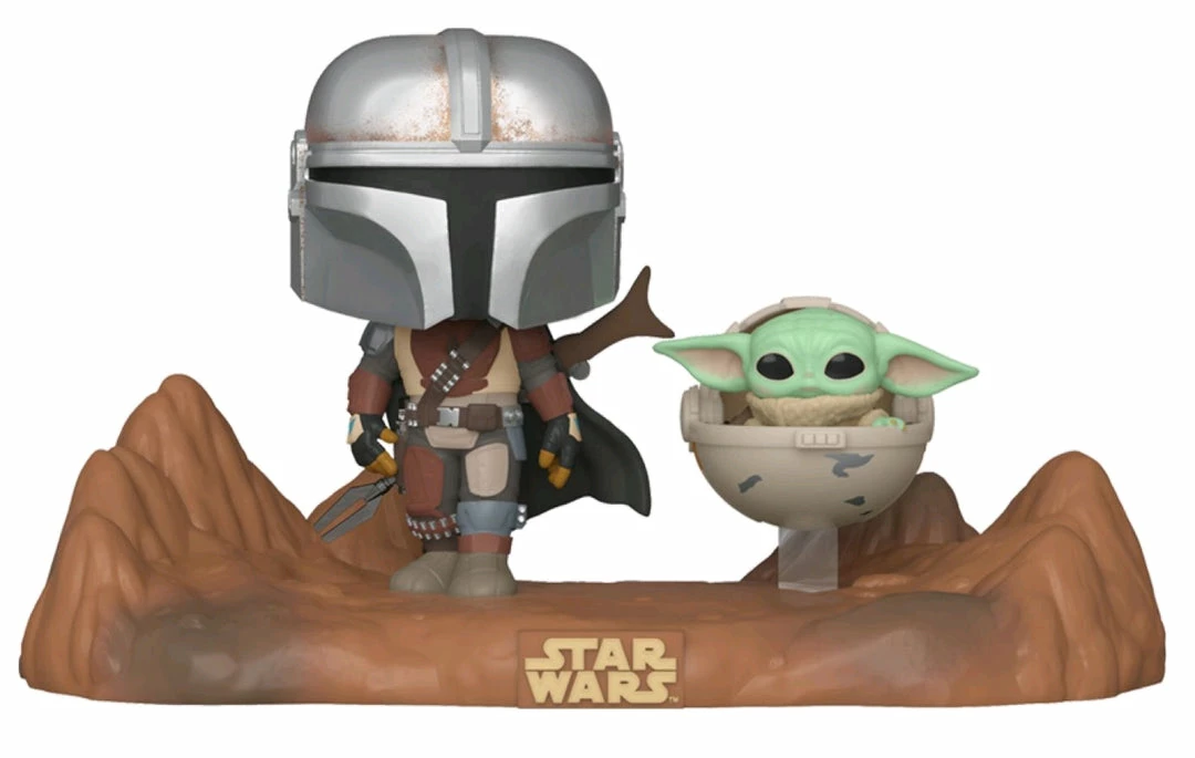 Funko Star Wars: The Mandalorian - Mandalorian & Child Movie Moment Pop! Vinyl POP! Vinyls 2 Funko Star Wars: The Mandalorian - Mandalorian & Child Movie Moment Pop! Vinyl POP! Vinyls