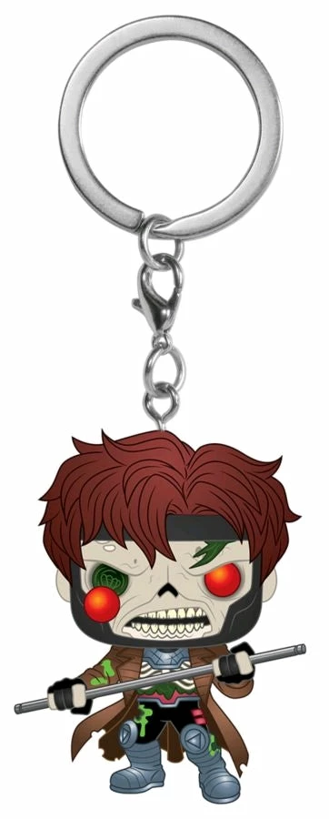 Funko Collections Marvel Zombies (comics) - Gambit Pocket Pop! Keychain 1 Funko Collections Marvel Zombies (comics) - Gambit Pocket Pop! Keychain