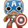 Funko Marvel Comics - Captain America Gingerbread Pop! Vinyl Collections