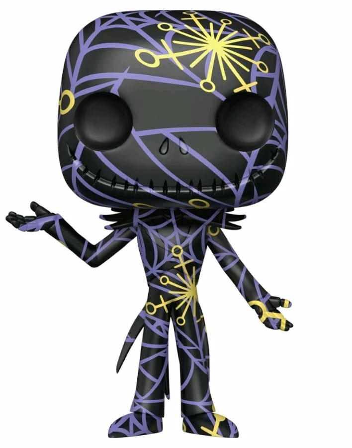Funko POP! Vinyls The Nightmare Before Christmas - Jack (Artist) Black & Yellow US Exc Pop! With Protector 1 Funko POP! Vinyls The Nightmare Before Christmas - Jack (Artist) Black & Yellow US Exc Pop! With Protector