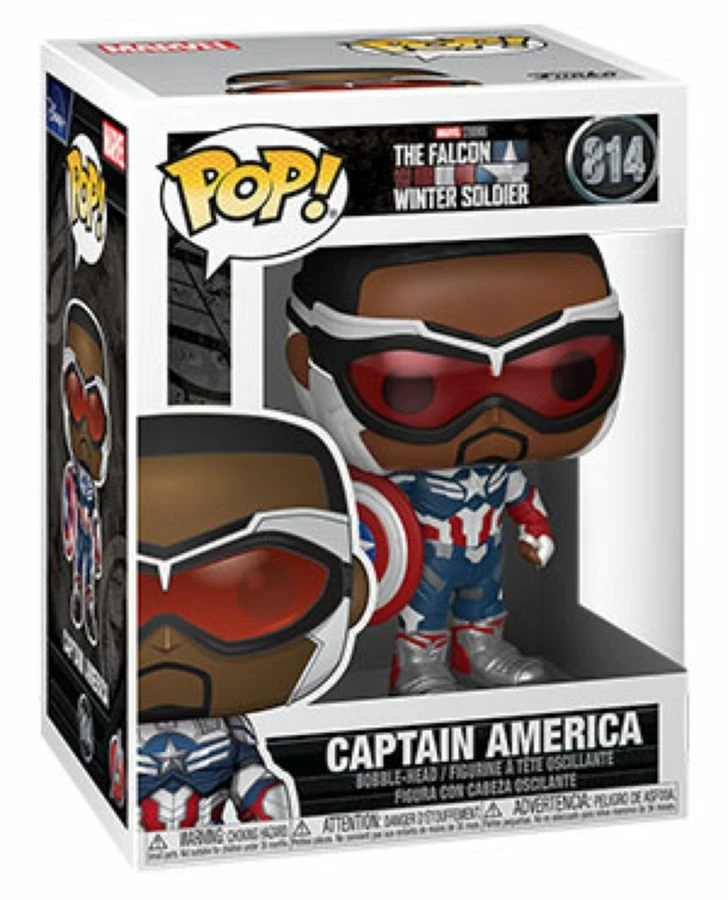 Funko The Falcon And The Winter Soldier - Captain America Pop! Vinyl 1 Funko The Falcon And The Winter Soldier - Captain America Pop! Vinyl
