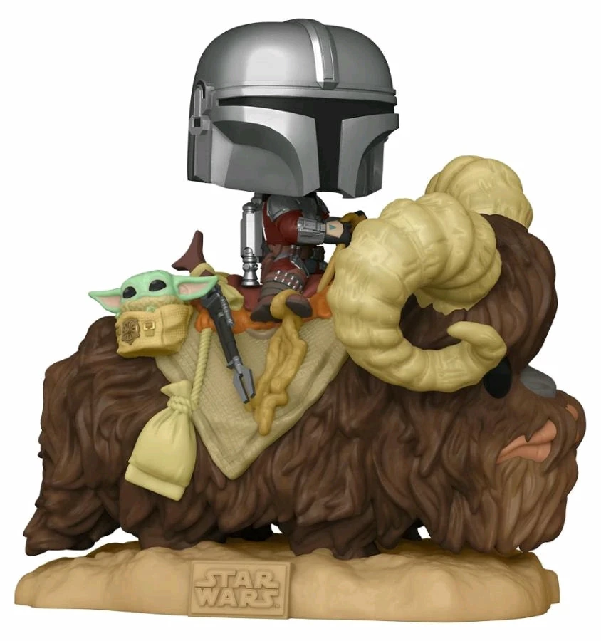 Funko Collections Star Wars: The Mandalorian - Mandalorian And The Child On Bantha Pop! Deluxe 1 Funko Collections Star Wars: The Mandalorian - Mandalorian And The Child On Bantha Pop! Deluxe