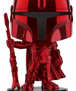 Funko Star Wars: The Mandalorian - Mandalorian Red Metallic US Exclusive Pop! Vinyl