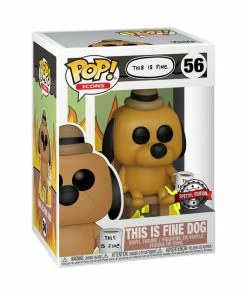 Funko Icons - This Is Fine Dog US Exclusive Pop! Vinyl POP! Vinyls