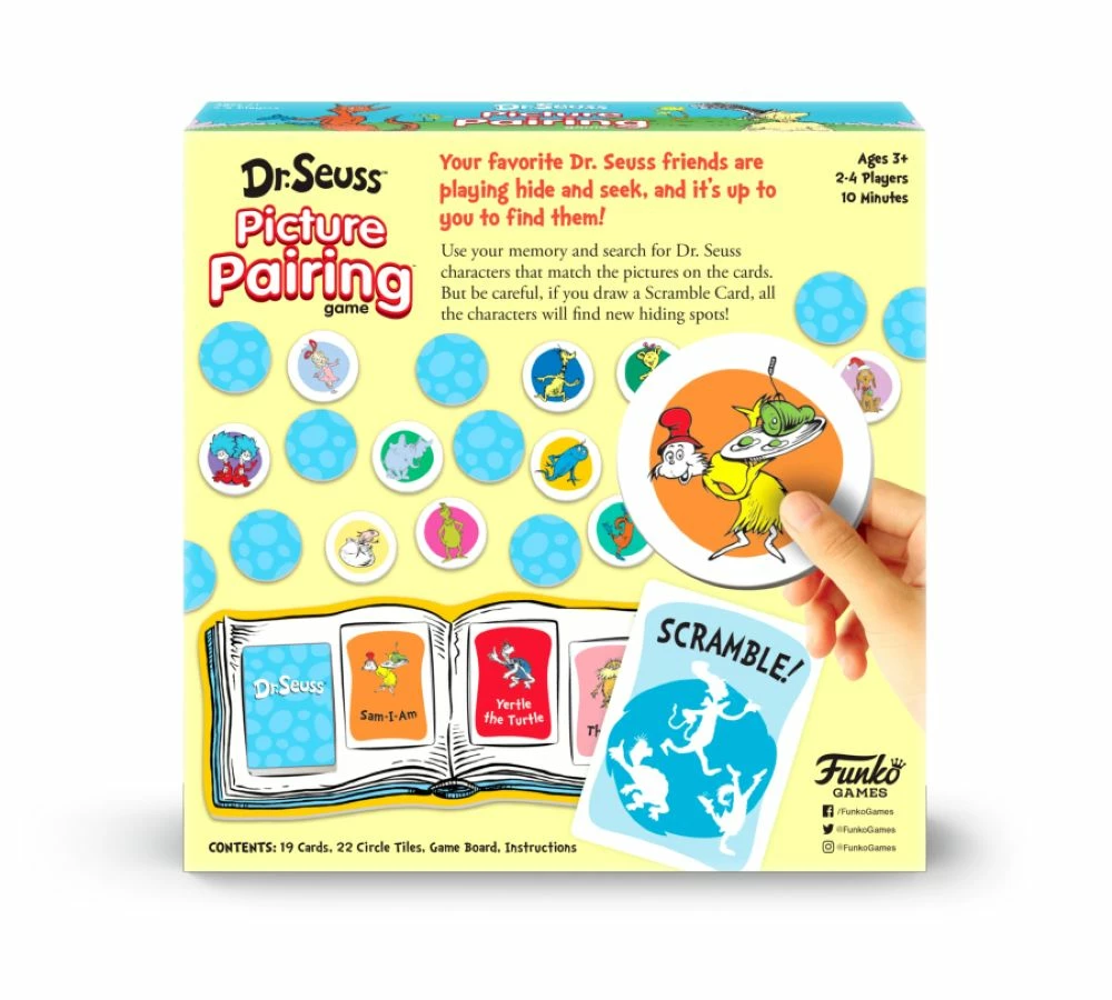 Funko Dr Seuss - Picture Pairing Game 3 Funko Dr Seuss - Picture Pairing Game