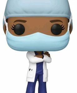 Funko POP! Vinyls Pop! Heroes - Front Line Worker Female #2 Purple Pop! Vinyl