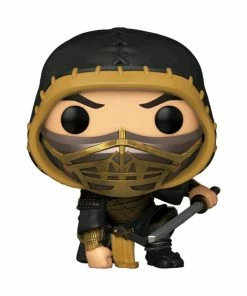 Funko Mortal Kombat (2021) - Scorpion Crouch Metallic US Exclusive Pop! Vinyl POP! Vinyls
