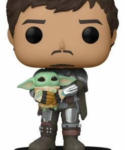 Funko POP! Vinyls Star Wars: The Mandalorian - Mandalorian With Grogu Pop! Vinyl