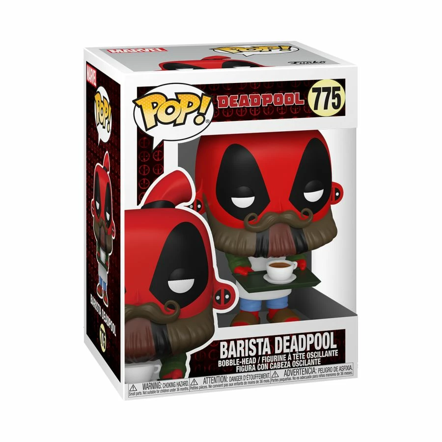 Funko Deadpool (comics) - Barista Deadpool 30th Anniversary Pop! Vinyl 2 Funko Deadpool (comics) - Barista Deadpool 30th Anniversary Pop! Vinyl