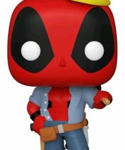 Funko Deadpool (comics) - Construction Worker Deadpool 30th Anniversary US Exclusive Pop! Vinyl
