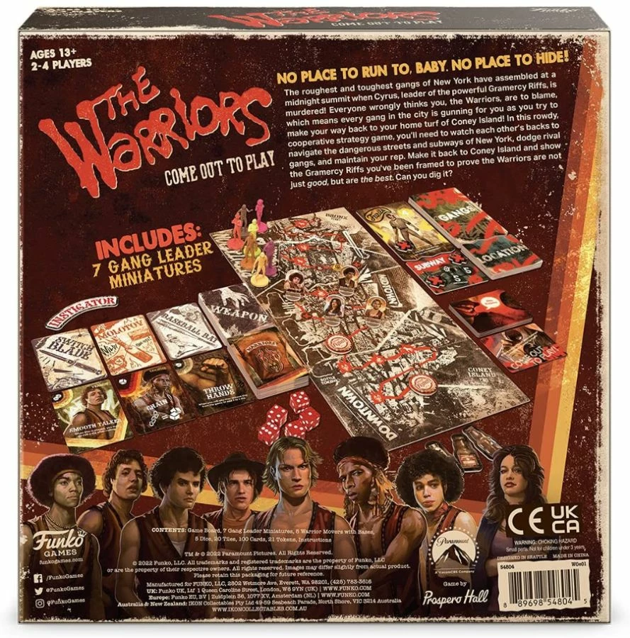 Funko The Warriors - Come Out To Play Board Game 2 Funko The Warriors - Come Out To Play Board Game