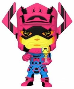 Funko Collections Fantastic Four (comics) - Galactus Silver Surfer Black Light US Excl 10" Pop! Vinyl