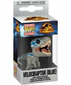 Funko Jurassic World 3: Dominion - Velociraptor (Blue) Pocket Pop! Keychain
