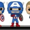 Funko Marvel Year Of The Shield - Captain America Through The Ages US Exclusive Pop! Vinyl 5-Pack