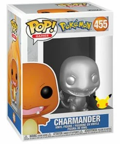 Funko Collections Pokemon - Charmander Silver Metallic Pop! Vinyl