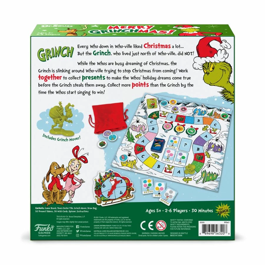 Funko Dr Seuss - Merry Grinchmas Game Collections 3 Funko Dr Seuss - Merry Grinchmas Game Collections