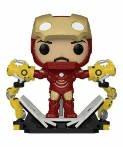 Funko Iron Man 2 - Iron Man Mark IV With Gantry Glow Pop! Deluxe Collections