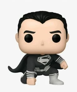 Funko Zack Snyder's Justice League (2021) - Superman (Black Suit) Landing US Exclusive Pop! Vinyl