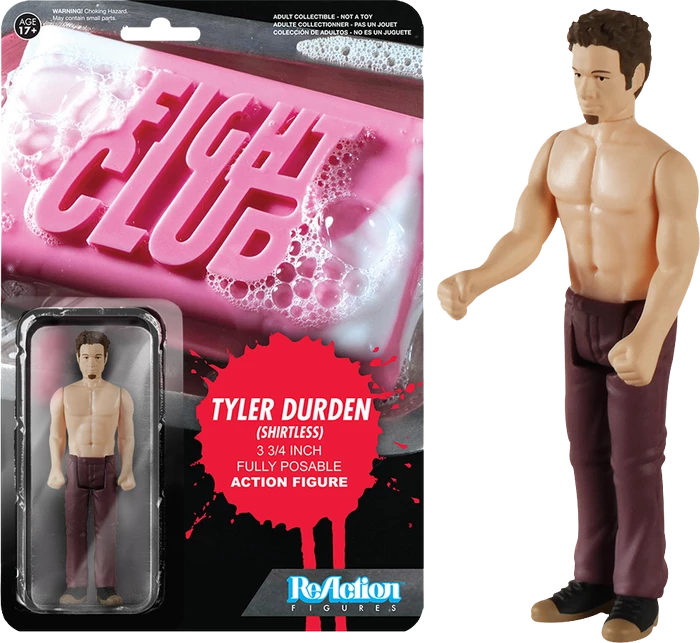 Funko Fight Club - Tyler Durden Shirtless ReAction Figure Collections 1 Funko Fight Club - Tyler Durden Shirtless ReAction Figure Collections