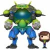 Funko Overwatch - Nano Cola D.Va With MEKA US Exclusive 6" Pop! Vinyl Collections