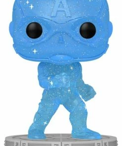Funko Marvel Infinity Saga - Captain America Blue (Artist Series) Pop! Vinyl With Protector Collections