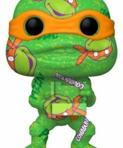 Funko Teenage Muntant Ninja Turtles - Michelangelo (Artist Series) US Exc Pop! Vinyl W/Protector Collections