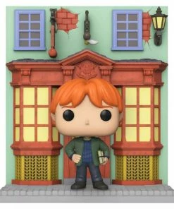 Funko Harry Potter - Ron With Quality Quidditch Supplies Diagon Alley US Exclusive Pop! Deluxe
