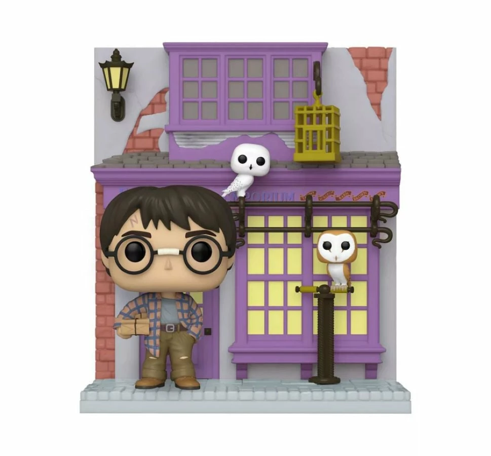 Funko Harry Potter - Harry Potter With Eeylops Owl Emporium Diagon Alley US Exclusive Pop! Deluxe 1 Funko Harry Potter - Harry Potter With Eeylops Owl Emporium Diagon Alley US Exclusive Pop! Deluxe