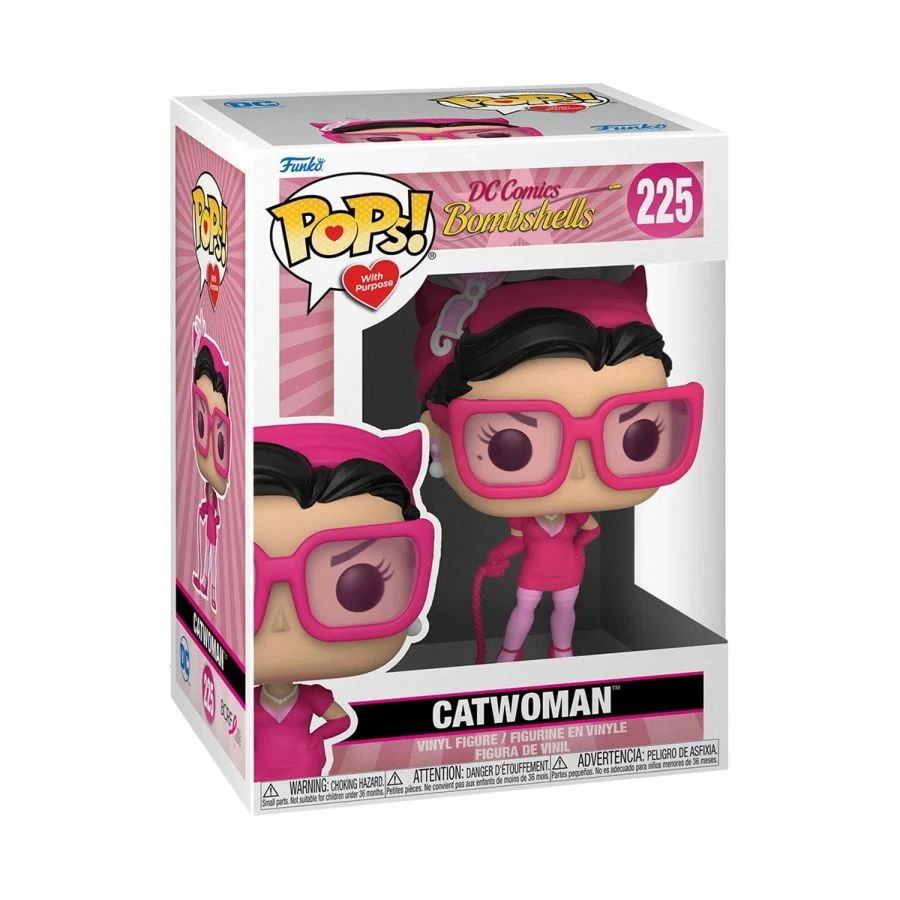Funko DC Comics Bombshells - Catwoman Breast Cancer Awareness Pop! Vinyl 2 Funko DC Comics Bombshells - Catwoman Breast Cancer Awareness Pop! Vinyl