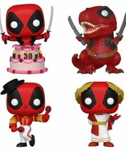 Funko Deadpool (comics) - Deadpool 30th Anniversary US Exclusive Pop! Vinyl 4-pack Collections