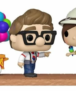 Funko Up (2009) - Carl & Ellie W/Balloon Cart US Exclusive Pop! Moment Collections