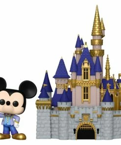 Funko Disney World 50th Anniversary - Cinderella Castle With Mickey Mouse Pop! Town