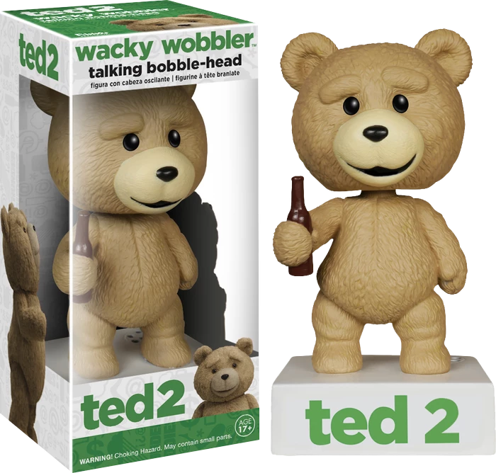 Funko Ted 2 - Ted Talking Wacky Wobbler (PG Rated) Collections 1 Funko Ted 2 - Ted Talking Wacky Wobbler (PG Rated) Collections